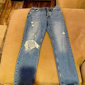 Abercrombie and Fitch the dad high-rise 28 waist never worn